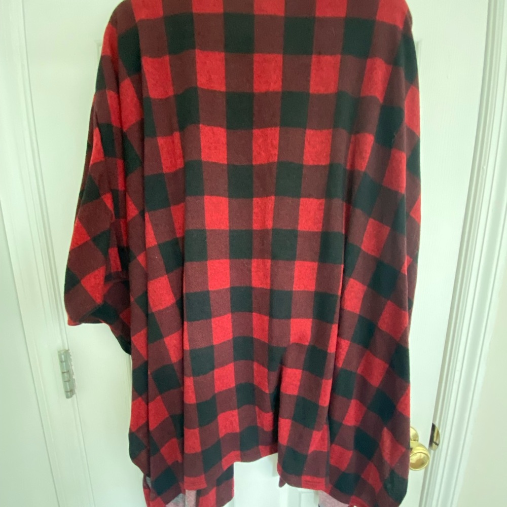 Plaid cardigan